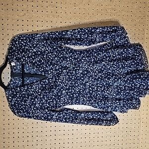 ❄️Navy Floral Romper #N